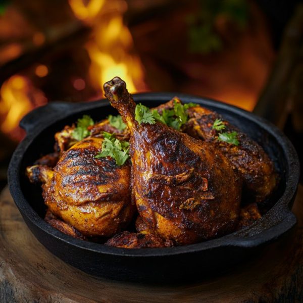 Poulet braisé