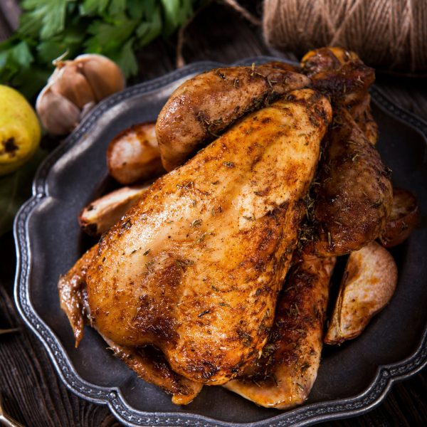 Pintade braisée